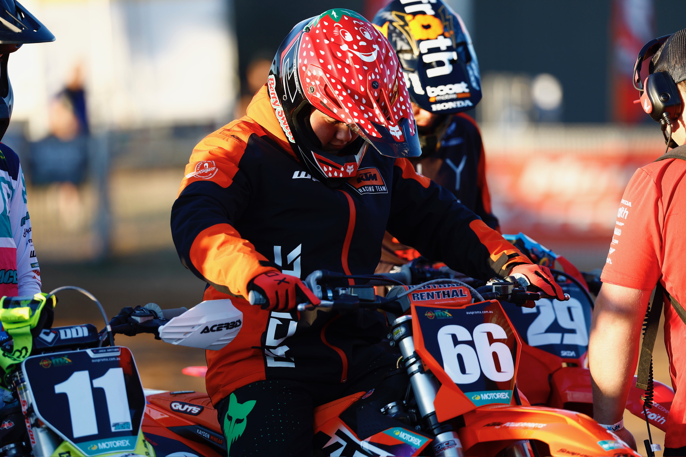 RUNNER-UP PROMX MX2 PODIUM AT GILLMAN FOR KTM RACING TEAM'S KAYDEN MINEAR